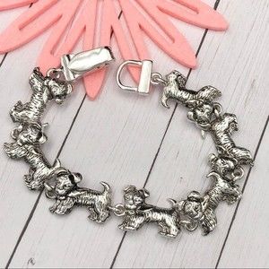 🌼 Terrier Dog Puppy Parade Clasp Bracelet